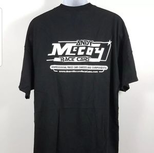 Andy McCoy Race T-Shirt Mens Sizs Large
